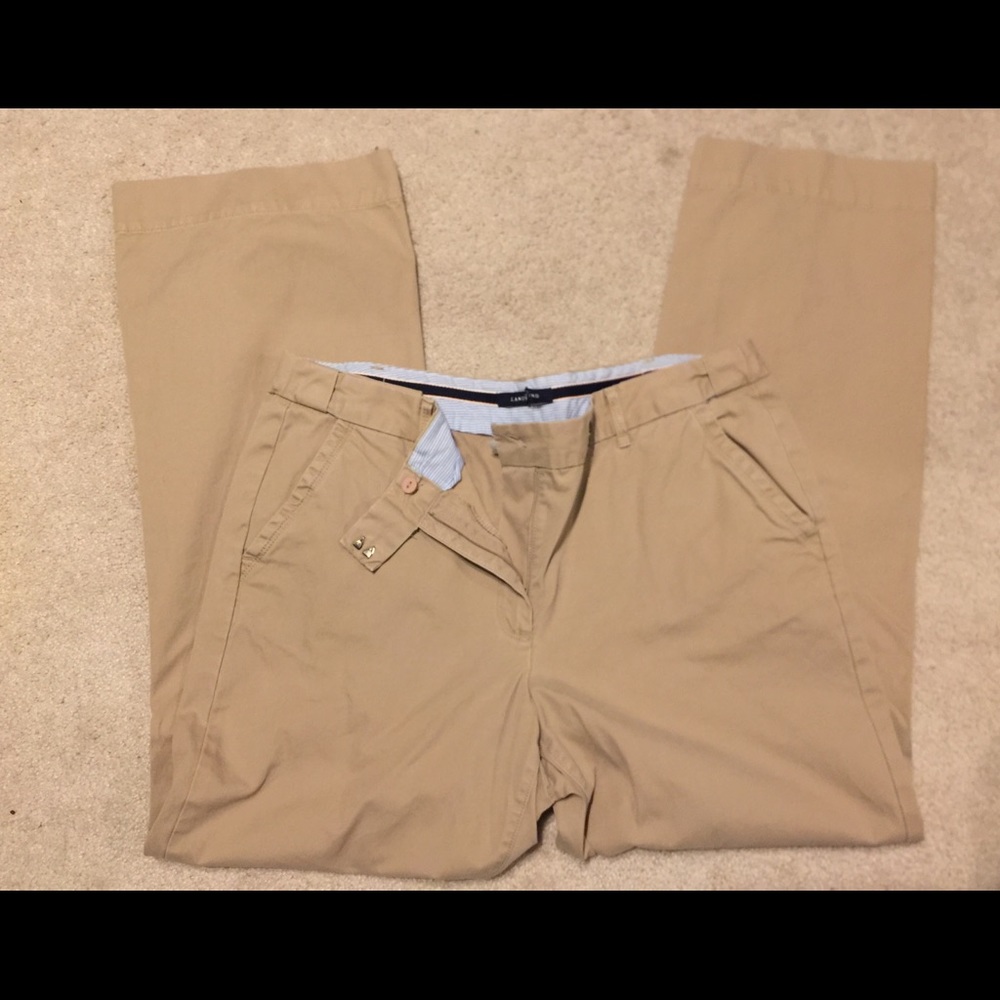 Women’s Lands End khaki pants